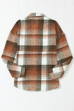 Pink & Grey Button Up Plaid Flannel Shacket – Femstylo