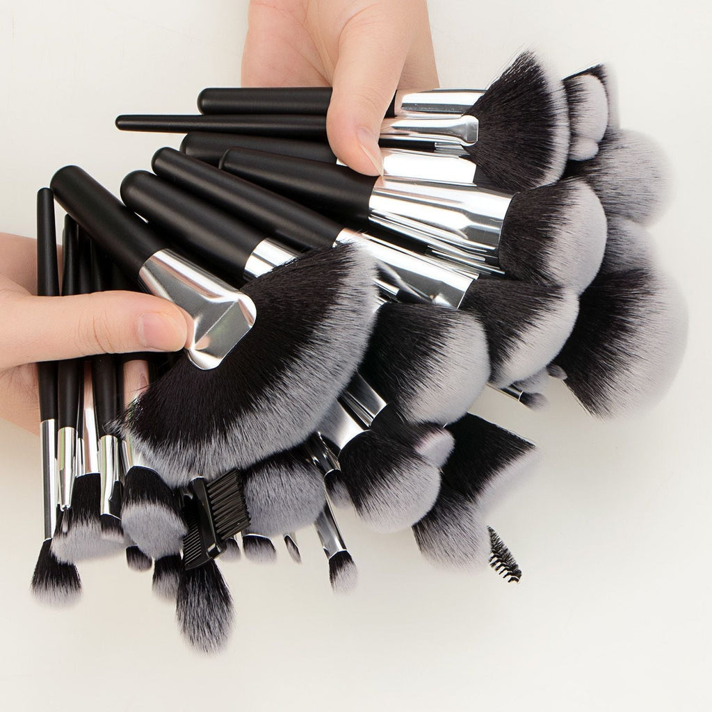 Animal Hair Makeup Brush Full Set Pi-Mart