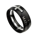 Black Square Cross Ring- Purity KingdomWear