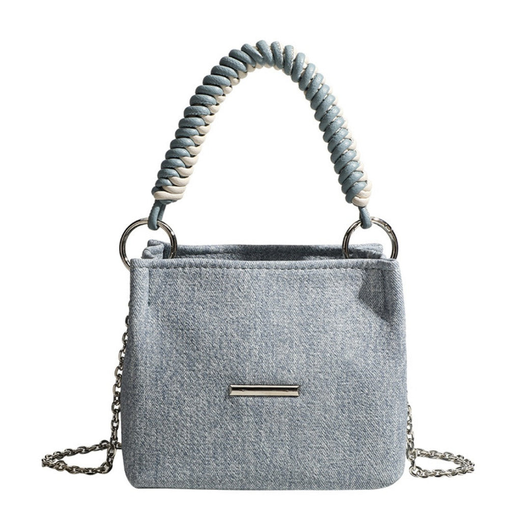 Design super soft bucket bag, work top handle bag, chain handbag, simple shoulder crossbody bag - SJB-DIAMOND ELITES