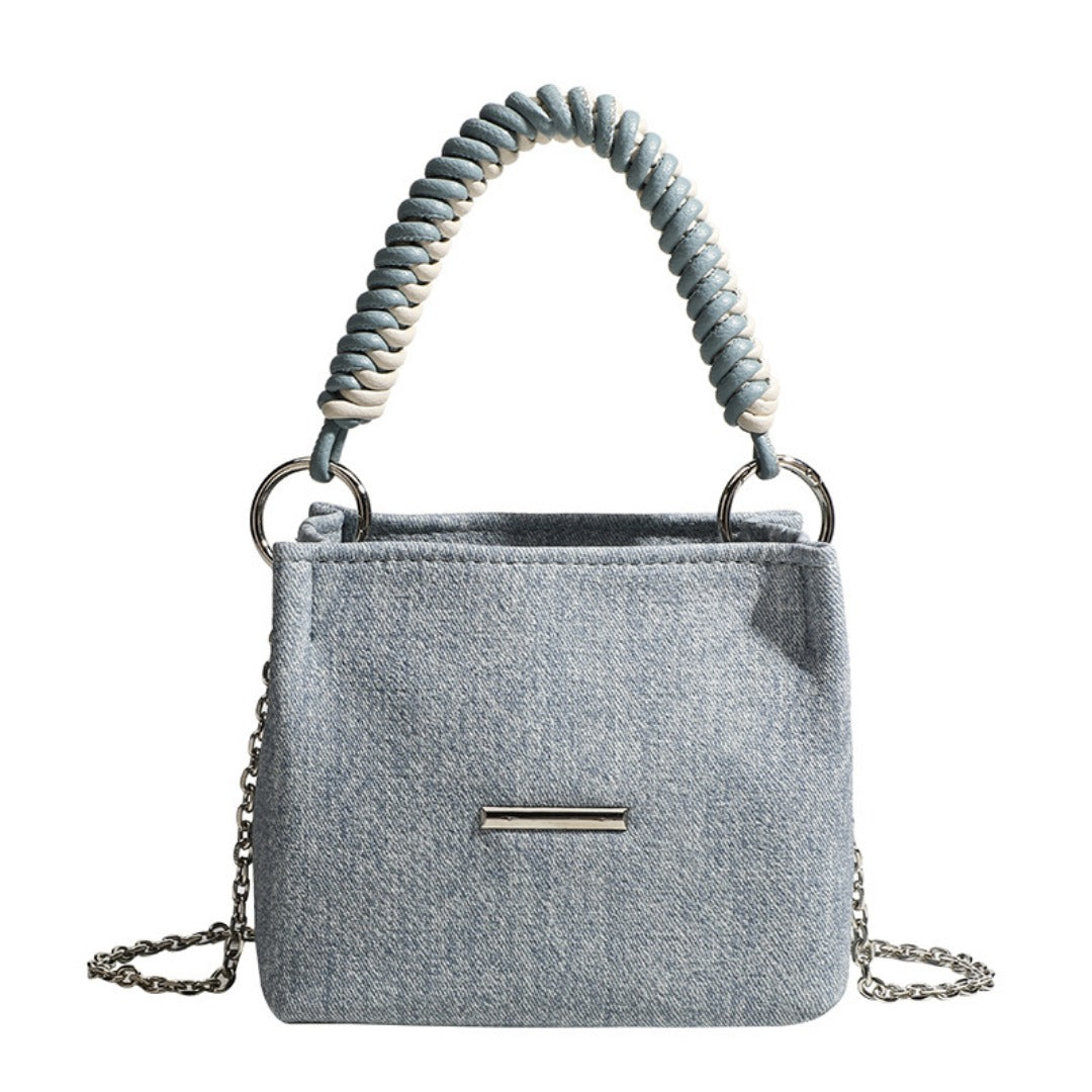 Design super soft bucket bag, work top handle bag, chain handbag, simple shoulder crossbody bag - SJB-DIAMOND ELITES