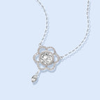 S925 Silver Fashion Design Inlaid Zirconium Diamond Necklace For Women Pi-Mart