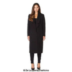 De La Creme - Womens Faux Wool Wrap Coat