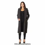 De La Creme - Womens Faux Wool Wrap Coat
