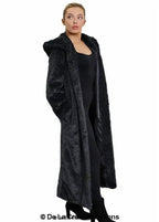 De La Creme - Womens Iconic Faux Fur Hooded Long Coat