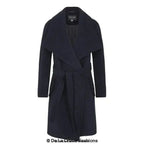Wool Blend Large Lapel Duster Coat