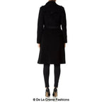 Wool Cashmere Military Coat - British Made | Femstylo