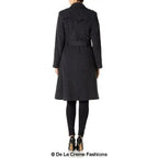 Wool Cashmere Military Coat - British Made | Femstylo