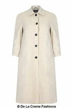 Plus Size Wool Cashmere Coat - Curve Inclusive | Femstylo