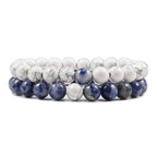 Tiger Eye Beaded Couples Bracelets - SJB-DIAMOND ELITES