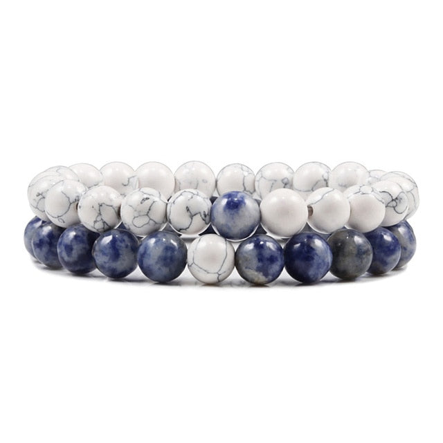 Tiger Eye Beaded Couples Bracelets - SJB-DIAMOND ELITES