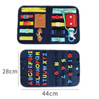 New Busy Book Children's Busy Board Dressing And Buttoning Learning Baby Early Education Preschool Sensory Learning Toy Pi-Mart