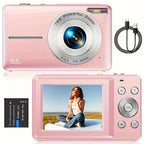 Digital Camera, 1080P FHD Camera 44MP Point And Shoot Digital Camera, 16X Zoom Compact Portable Point Shoot Camera Suitable For Thanksgiving Christmas And New Year Gifts Lootquake LLC