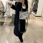 Casual Embroidery Canvas Handbag Women Large Capacity Handle Bag Pi-Mart