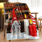 1pc Christmas Throw Blanket, Christmas Party Decorations Blanket, New Year Gift Bed Blanket, Christmas Gift For Couch Bed Sofa Office Camping