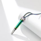 Breathing Resistance Whistle Necklace Round Tube Built-in Cotton Core Pi-Mart