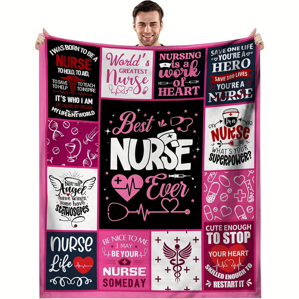 Soft Flannel 1pc Blanket - Gifts For Nurses, Sofa, Bed, Or Outdoor Use Lootquake LLC