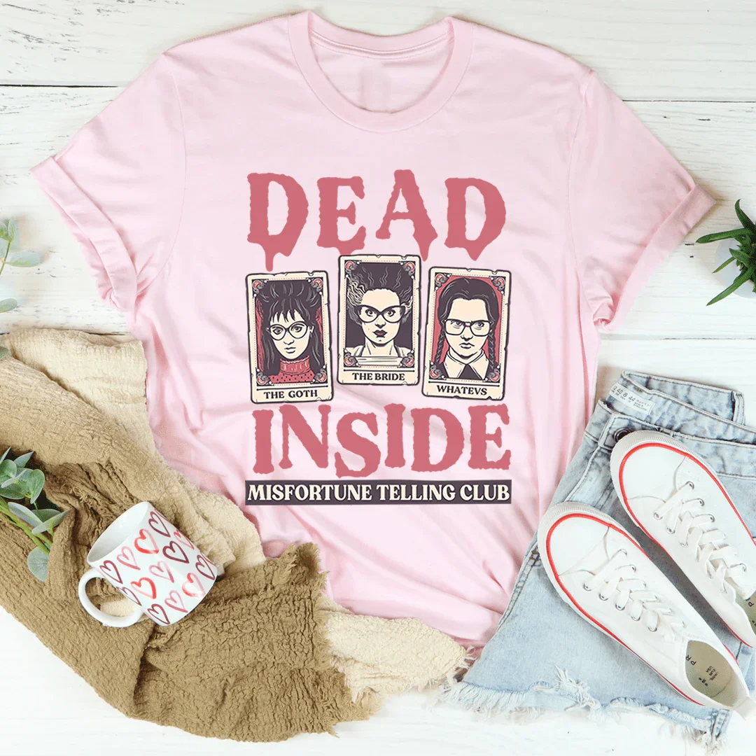 Dead Inside Misfortune Telling Club Tee Peachy Sunday