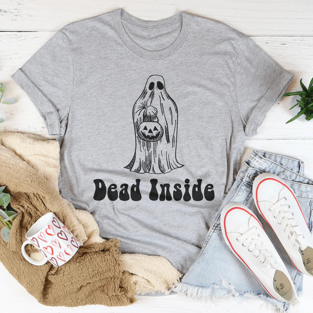Dead Inside Tee Peachy Sunday