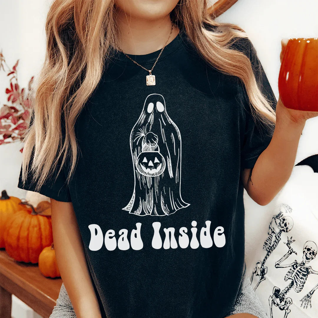 Dead Inside Tee Peachy Sunday