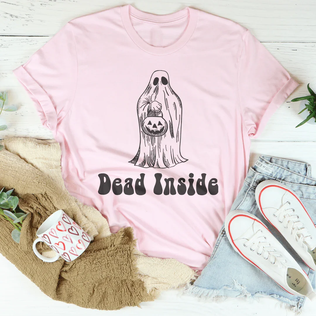 Dead Inside Tee Peachy Sunday