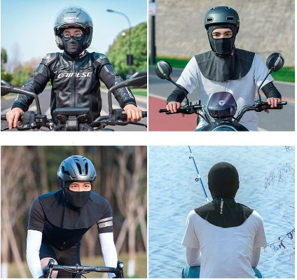 Sunscreen Cycling Head Cover Motorcycle Ice Silk Face Lootquake LLC