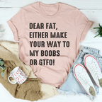 Dear Fat Tee Peachy Sunday