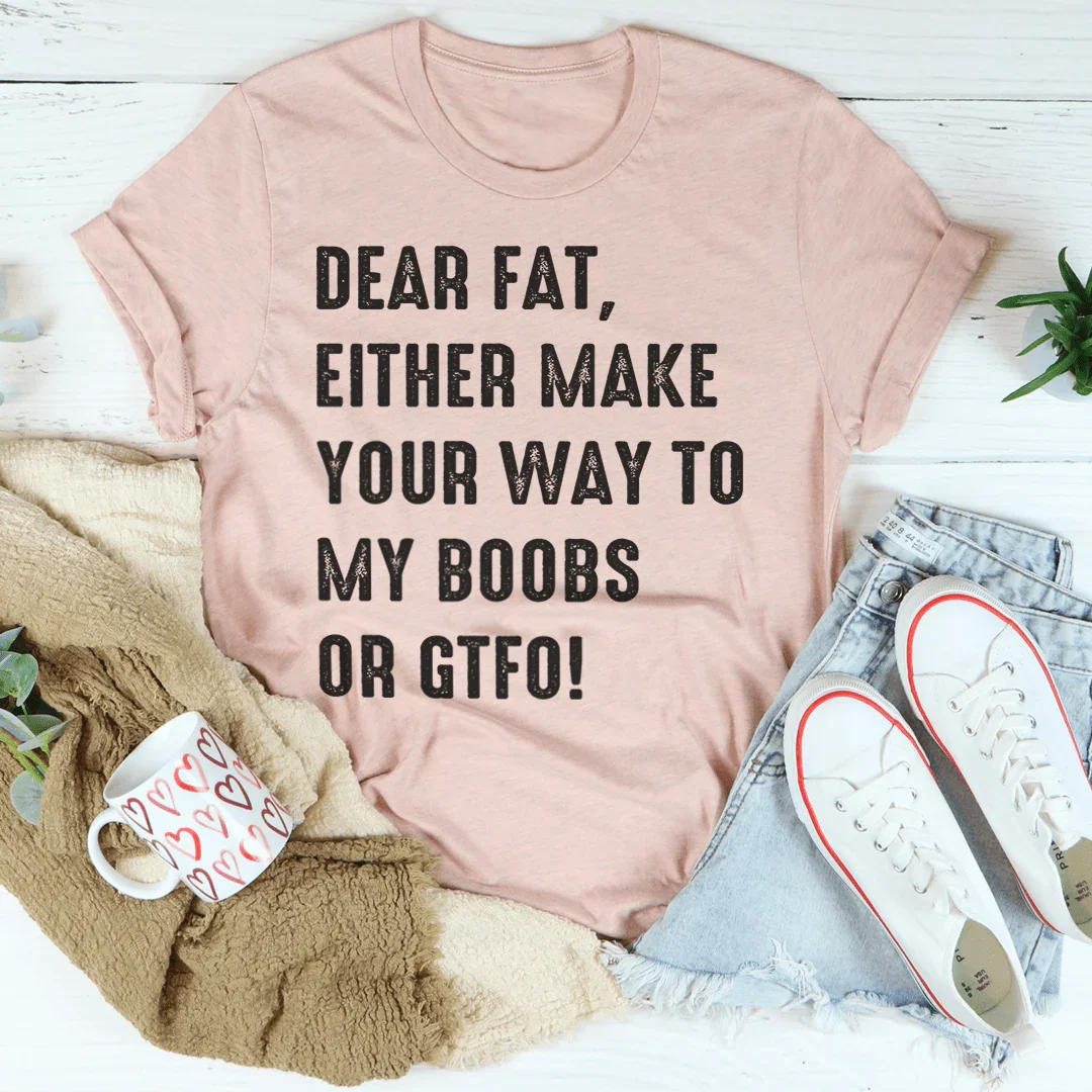 Dear Fat Tee Peachy Sunday
