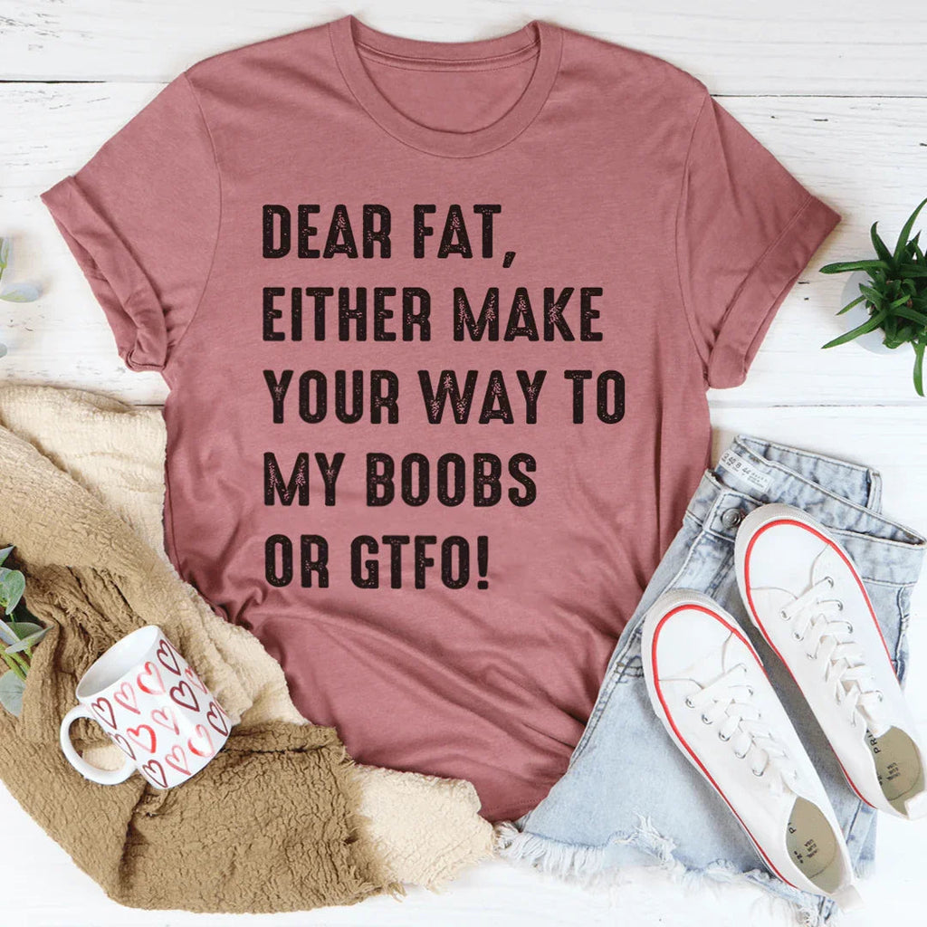 Dear Fat Tee Peachy Sunday