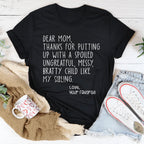 Dear Mom Tee Peachy Sunday