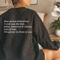 Dear Person Behind Me Sweatshirt - SJB-DIAMOND ELITES