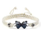 Couple Butterfly Buckle Braided Bracelet Pi-Mart