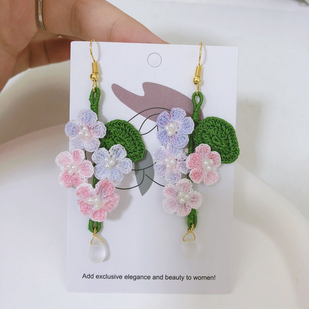 Micro Hook Violet Earring Wire