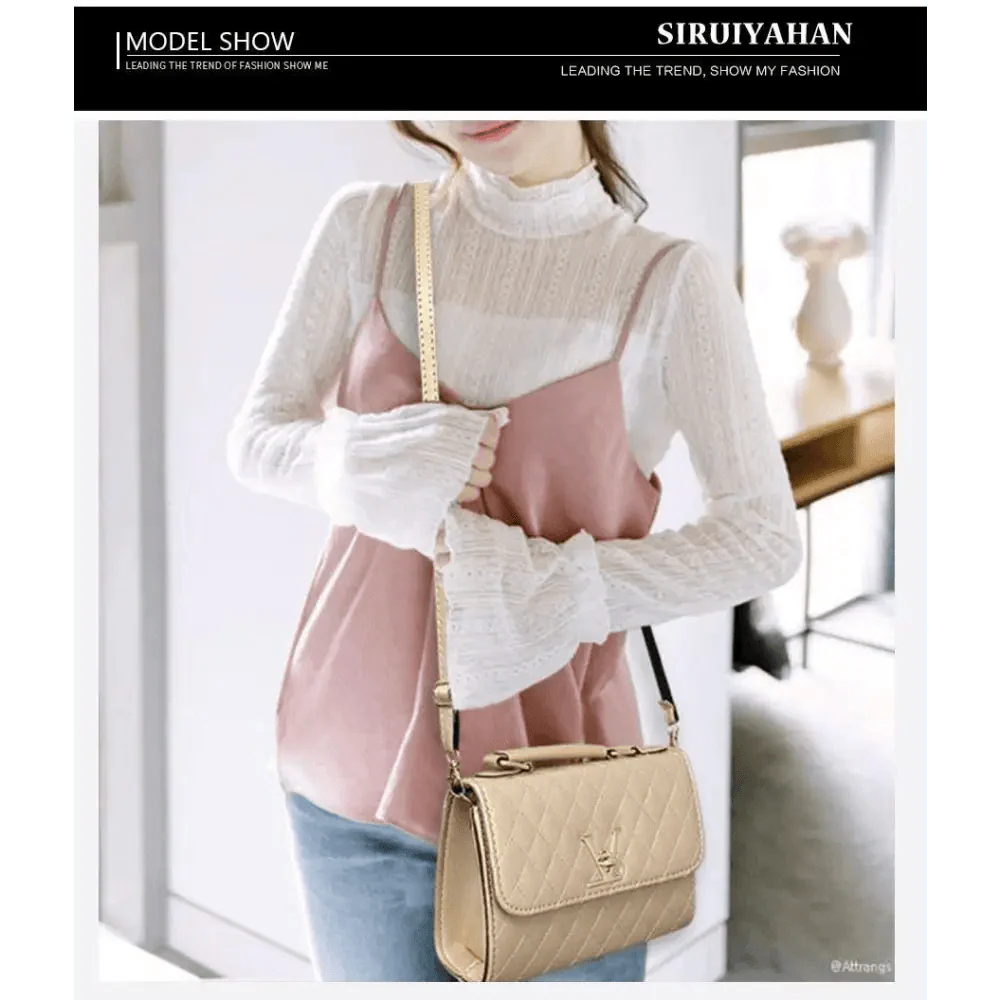 Decent Black Luxury Crossbody Bags For Women And Girls Designer Small Messenger Shoulder Bag For Women Stevvex