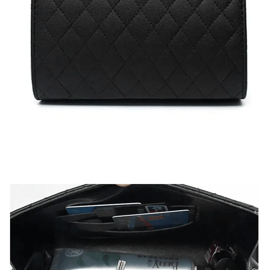 Decent Black Luxury Crossbody Bags For Women And Girls Designer Small Messenger Shoulder Bag For Women Stevvex
