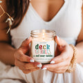 Deck The Halls Holiday Candle 9oz Clove Cinnamon Berry Plum Fir 50hr Burn