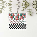 Deck The Halls Hanging Air Freshener Pack Holiday Scented Car Home Office Christmas Decor BandsCo Straps