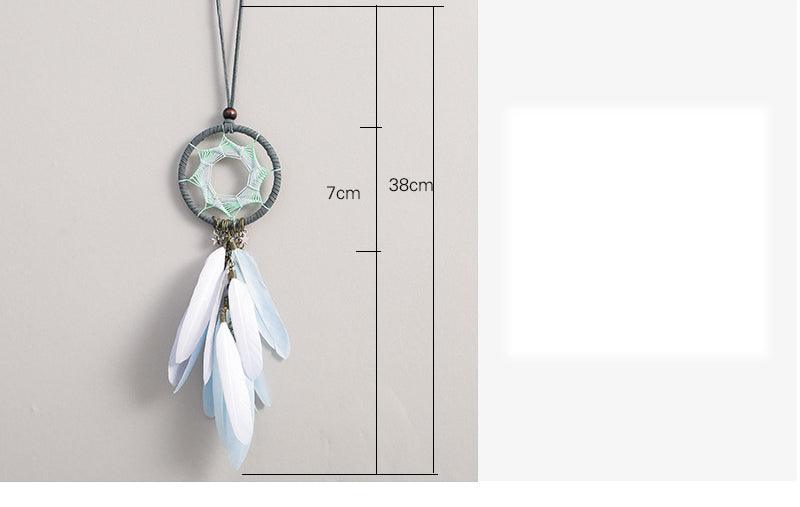 Decoration Home Dream Catchers Hanging Wall Decor Art Pendant Handmade Traditional White Cloud Dream Catcher With Led String Lights Wall Hanging Kids Room Decor Nursery Wall Art Ornament Decor Craft Gift Cute Wind Chimes National Feather Kids Girls Stevvex
