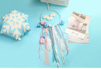 Decoration Home Dream Catchers Hanging Wall Decor Art Pendant Handmade Traditional White Cloud Dream Catcher With Led String Lights Wall Hanging Kids Room Decor Nursery Wall Art Ornament Decor Craft Gift Cute Wind Chimes National Feather Kids Girls Stevvex