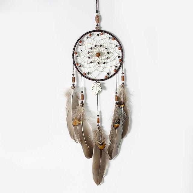 Decoration Home Dream Catchers Hanging Wall Decor Art Pendant Handmade Traditional White Cloud Dream Catcher With Led String Lights Wall Hanging Kids Room Decor Nursery Wall Art Ornament Decor Craft Gift Cute Wind Chimes National Feather Kids Girls Stevvex