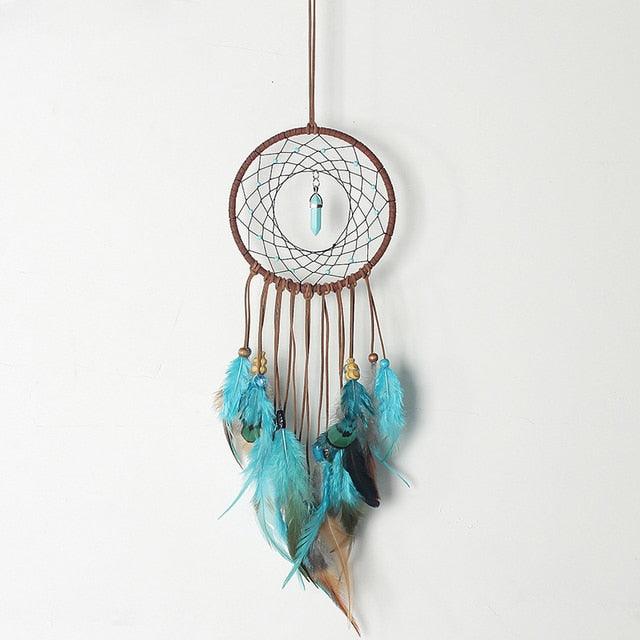 Decoration Home Dream Catchers Hanging Wall Decor Art Pendant Handmade Traditional White Cloud Dream Catcher With Led String Lights Wall Hanging Kids Room Decor Nursery Wall Art Ornament Decor Craft Gift Cute Wind Chimes National Feather Kids Girls Stevvex