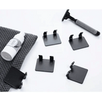 Decorative Hook 2 Pcs Punch Free Razor Holder Storage Hook Wall Men Shaving Shaver Shelf Bathroom Razor Rack Wall Bathroom Accessories Stevvex