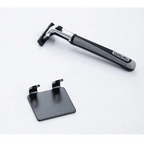 Decorative Hook 2 Pcs Punch Free Razor Holder Storage Hook Wall Men Shaving Shaver Shelf Bathroom Razor Rack Wall Bathroom Accessories Stevvex