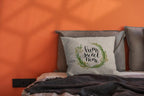 Decorative Linen Cotton Pillow Case Green Throw Pillowcase Outdoor Throw Pillow Cases Decorative Cushion Cover Cotton Linen Farmhouse Home Decor For Couch Sofa Bedroom Farmhouse Style Cushion Cover