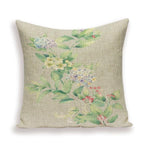 Decorative Plant Flower Throw Pillow Cover Soft Linen Cushion Cover For Living Room Couch Sofa Patio Outdoor Home Decor  Decorative Plant Flower Throw Pillow Covers For Couch Sofa Bed Modern Quality Design Cushion Cover 45x45cm Stevvex