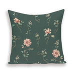 Decorative Plant Flower Throw Pillow Cover Soft Linen Cushion Cover For Living Room Couch Sofa Patio Outdoor Home Decor  Decorative Plant Flower Throw Pillow Covers For Couch Sofa Bed Modern Quality Design Cushion Cover 45x45cm Stevvex