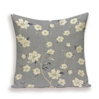 Decorative Plant Flower Throw Pillow Cover Soft Linen Cushion Cover For Living Room Couch Sofa Patio Outdoor Home Decor  Decorative Plant Flower Throw Pillow Covers For Couch Sofa Bed Modern Quality Design Cushion Cover 45x45cm Stevvex
