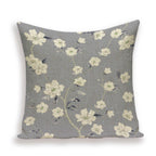 Decorative Plant Flower Throw Pillow Cover Soft Linen Cushion Cover For Living Room Couch Sofa Patio Outdoor Home Decor  Decorative Plant Flower Throw Pillow Covers For Couch Sofa Bed Modern Quality Design Cushion Cover 45x45cm Stevvex