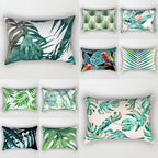Decorative Throw Pillows Tropical Plants Pillow Cover Polyester Pillow Covers With Flowers And Plants Tropical Style Linen Throw Pillow Covers Decoration Pillowcase Cushions Home Decor Stevvex