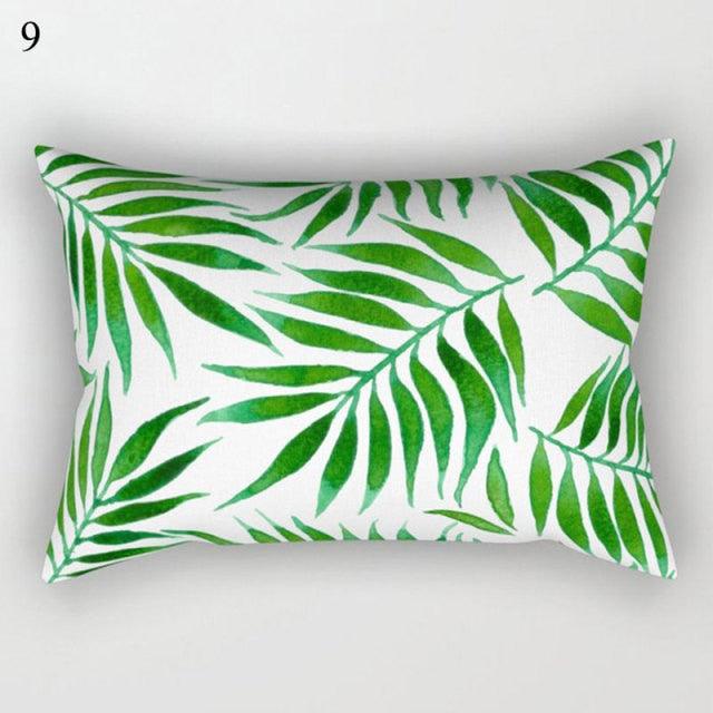 Decorative Throw Pillows Tropical Plants Pillow Cover Polyester Pillow Covers With Flowers And Plants Tropical Style Linen Throw Pillow Covers Decoration Pillowcase Cushions Home Decor Stevvex